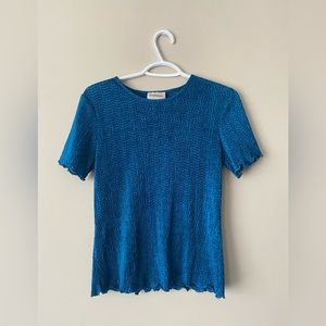 Vintage Blue Blouse